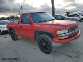 2000 Chevrolet Silverado 1500 with VIN 1GCEC14W8YZ158580, listed as a Copart auction lot 87218854 with 0 mi miles and Salvage Title. Bid and sale history available at carsss.com. Image 4.