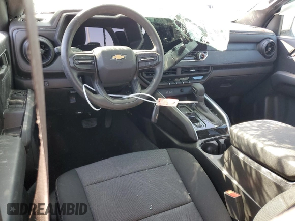 2024 Chevrolet Colorado 2WD Work Truck with VIN 1GCGSBEC8R1132891, listed as a Copart auction lot 46445545 with 3,588 mi miles and Salvage Title. Bid and sale history available at DreamBid. Image 8.