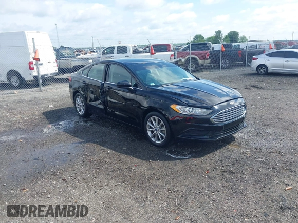2017 Ford Fusion SE with VIN 3FA6P0HD6HR302875, listed as a IAAI auction lot 42105022 with 105,437 mi miles and . Bid and sale history available at DreamBid. Image 1.