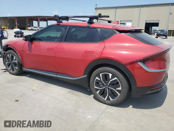 2022 Kia EV6 Wind with VIN KNDC34LA7N5046628, listed as a Copart auction lot 63230374 with 48,023 mi miles and Salvage Title. Bid and sale history available at carsss.com. Image 2.