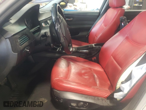 2008 BMW 3 Series 335i with VIN WBAVB73558VH25382, listed as a Copart auction lot 52142795 with 245,001 mi miles and Salvage title. Bid and sale history available at DreamBid. Image 7.