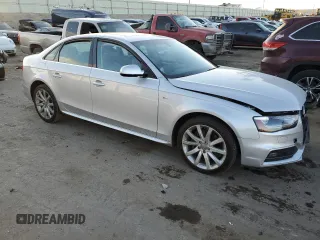 2014 Audi A4 Premium with VIN WAUAFAFL4EN030507, listed as a Copart auction lot 83457514 with 0 mi miles and Salvage Title. Bid and sale history available at carsss.com. Image 4.