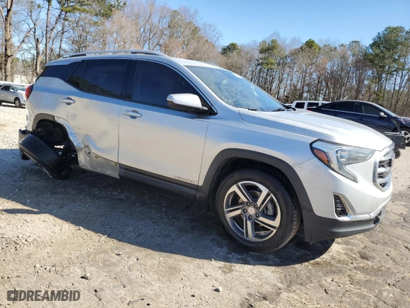 2019 GMC Terrain SLT with VIN 3GKALPEV1KL242024, listed as a Copart auction lot 46729745 with 119,145 mi miles and Salvage Title. Bid and sale history available at carsss.com. Image 4.