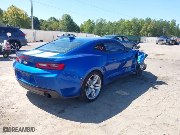 2017 Chevrolet Camaro 2LT with VIN 1G1FD1RX8H0139429, listed as a IAAI auction lot 40446926 with 161,760 mi miles. Bid and sale history available at carsss.com. Image 4.