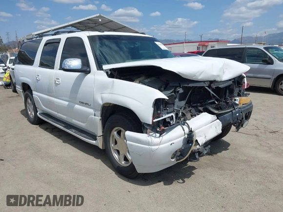 2003 GMC Yukon XL Denali with VIN 1GKFK66UX3J227538, listed as a IAAI auction lot 41915607 with 150,173 mi miles. Bid and sale history available at carsss.com. Image 1.
