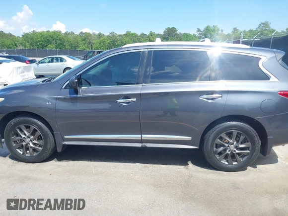 2014 Infiniti QX60 with VIN 5N1AL0MM6EC551107, listed as a IAAI auction lot 42094400 with 161,861 mi miles and . Bid and sale history available at DreamBid. Image 14.