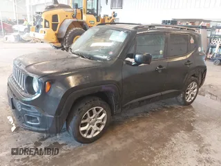 2017 Jeep Renegade Latitude with VIN ZACCJBBB4HPF21586, listed as a IAAI auction lot 41563503 with 134,606 mi miles. Bid and sale history available at carsss.com. Image 18.