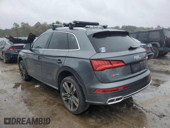 2018 Audi SQ5 Premium Plus with VIN WA1A4AFY9J2248548, listed as a Copart auction lot 81765003 with 45,804 mi miles and . Bid and sale history available at DreamBid. Image 2.