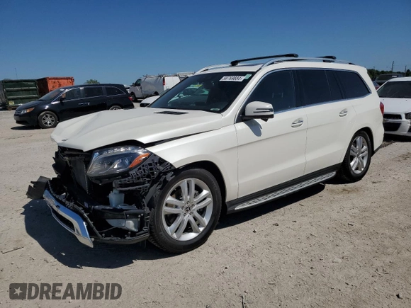 2019 Mercedes-Benz GLS 450 with VIN 4JGDF6EE6KB240468, listed as a Copart auction lot 58769884 with 74,147 mi miles and Salvage Title. Bid and sale history available at DreamBid. Image 1.
