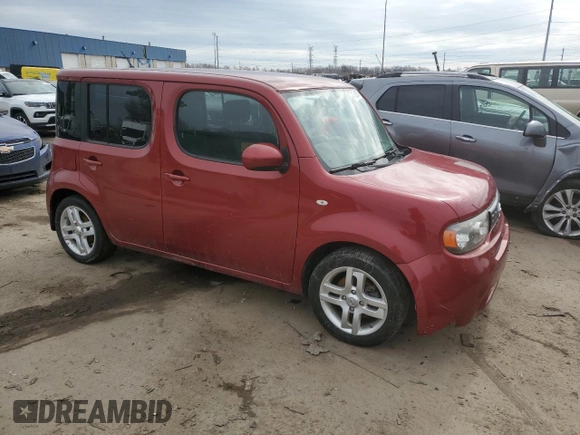 2012 Nissan Cube 1.8 S with VIN JN8AZ2KR9CT252628, listed as a Copart auction lot 47381215 with 183,723 mi miles and Salvage Title. Bid and sale history available at carsss.com. Image 4.