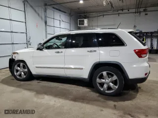 2012 Jeep Grand Cherokee Overland with VIN 1C4RJFCT5CC185100, listed as a Copart auction lot 42745615 with 126,696 mi miles and Salvage Title. Bid and sale history available at carsss.com. Image 2.