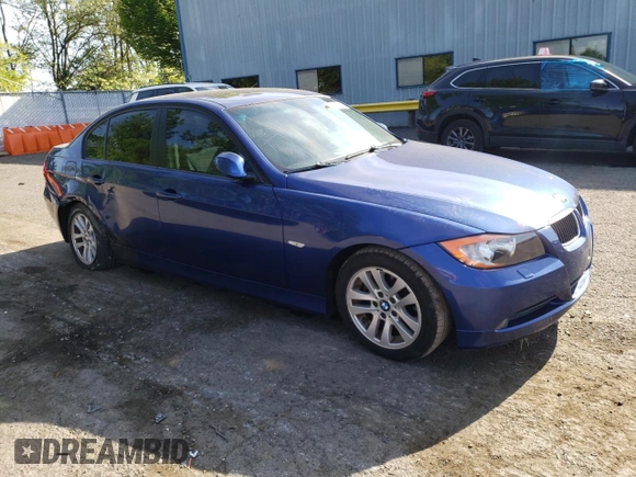 2007 BMW 3 Series 328xi with VIN WBAVC93587K034241, listed as a Copart auction lot 55889595 with 131,836 mi miles and Salvage title. Bid and sale history available at DreamBid. Image 4.