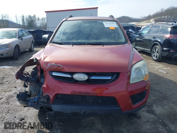 2010 Kia Sportage LX with VIN KNDKGCA39A7702017, listed as a IAAI auction lot 41596204 with 117,670 mi miles and . Bid and sale history available at carsss.com. Image 12.