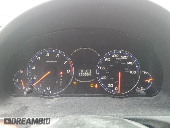 2007 Acura TSX Navi with VIN JH4CL96917C015984, listed as a Copart auction lot 77251314 with 265,334 mi miles and Non Repairable. Bid and sale history available at carsss.com. Image 9.