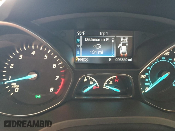 2016 Ford Escape Titanium with VIN 1FMCU9JX8GUA43002, listed as a Copart auction lot 58171115 with 96,350 mi miles and Clean title. Bid and sale history available at DreamBid. Image 9.