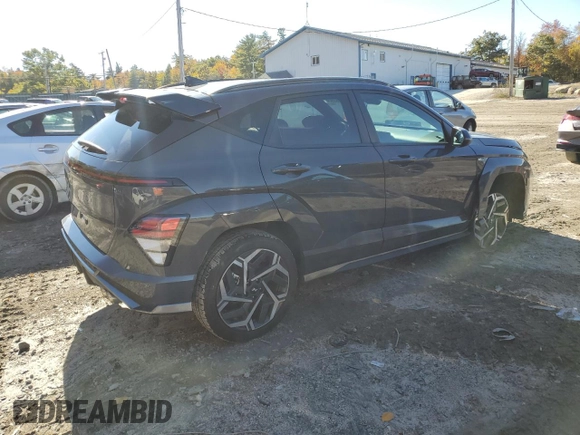 2024 Hyundai Kona N Line with VIN KM8HACA30RU103432, listed as a Copart auction lot 74063904 with 7,506 mi miles and Salvage Title. Bid and sale history available at DreamBid. Image 3.