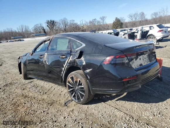 2024 Honda Accord Hybrid Touring with VIN 1HGCY2F85RA011017, listed as a Copart auction lot 46128255 with 36,576 mi miles and Salvage Title. Bid and sale history available at carsss.com. Image 2.
