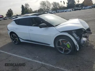 2023 Kia EV6 GT with VIN KNDC5DLE7P5121702, listed as a Copart auction lot 87275604 with 17,893 mi miles and Clean Title. Bid and sale history available at carsss.com. Image 1.