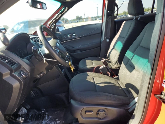 2016 Ford Utility Police Interceptor with VIN 1FM5K8AR9GGB55543, listed as a Copart auction lot 72181274 with 67,539 mi miles and Salvage Title. Bid and sale history available at carsss.com. Image 7.