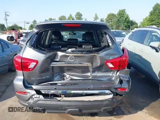 2018 Nissan Pathfinder Platinum with VIN 5N1DR2MM8JC637360, listed as a IAAI auction lot 42549095 with 93,585 mi miles and . Bid and sale history available at DreamBid. Image 16.