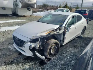 2014 Mazda Mazda3 i Sport with VIN 3MZBM1U71EM101284, listed as a Copart auction lot 47795615 with 0 mi miles and Salvage Title. Bid and sale history available at carsss.com. Image 1.