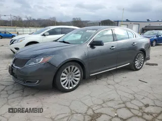 2015 Lincoln MKS with VIN 1LNHL9DK6FG608174, listed as a Copart auction lot 44576095 with 63,527 mi miles and Salvage Title. Bid and sale history available at carsss.com. Image 1.