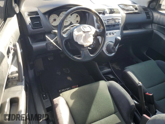 2002 Honda Civic Si with VIN SHHEP335X2U311044, listed as a Copart auction lot 75823094 with 216,126 mi miles and Salvage Title. Bid and sale history available at DreamBid. Image 8.
