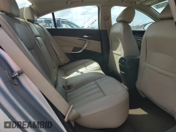 2011 Buick Regal CXL RL1 with VIN 2G4GN5EC4B9178708, listed as a Copart auction lot 51629425 with 60,827 mi miles and Salvage Title. Bid and sale history available at DreamBid. Image 10.