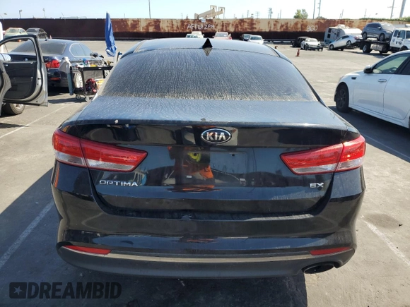 2016 Kia Optima EX with VIN 5XXGU4L35GG066570, listed as a Copart auction lot 54387215 with 98,657 mi miles and Clean Title. Bid and sale history available at carsss.com. Image 6.