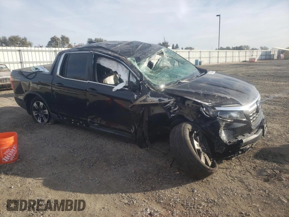 2019 Honda Ridgeline RTL with VIN 5FPYK2F54KB007833, listed as a Copart auction lot 79132174 with 104,690 mi miles and Non repairable. Bid and sale history available at DreamBid. Image 4.
