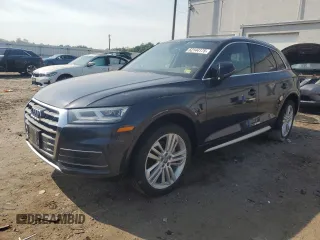 2018 Audi Q5 Premium Plus with VIN WA1BNAFY1J2223080, listed as a Copart auction lot 62144175 with 61,935 mi miles and Salvage title. Bid and sale history available at DreamBid. Image 1.