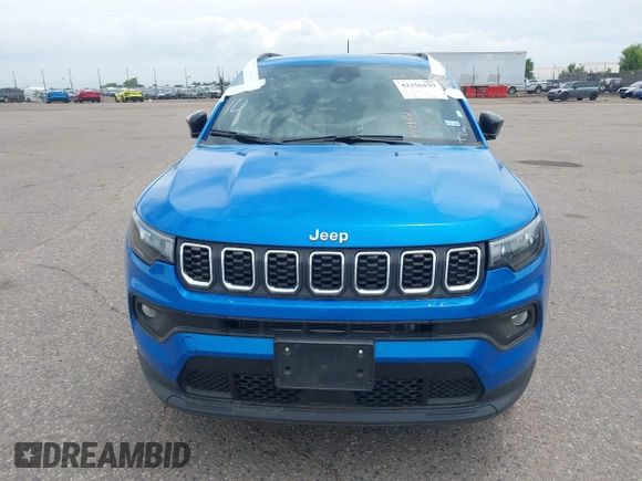 2024 Jeep Compass Latitude with VIN 3C4NJDBN1RT111868, listed as a IAAI auction lot 42356179 with Not provided miles and . Bid and sale history available at DreamBid. Image 12.
