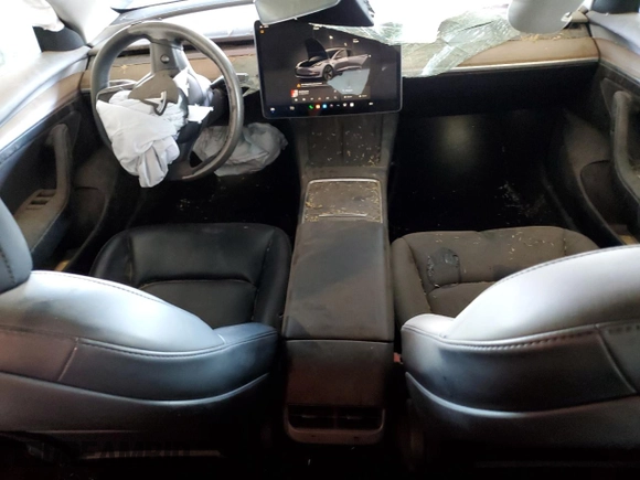 2022 Tesla Model 3 Long Range with VIN 5YJ3E1EB1NF316644, listed as a Copart auction lot 52256045 with 52,807 mi miles and Clean Title. Bid and sale history available at DreamBid. Image 8.