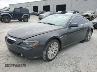 2005 BMW 6 Series 645Ci with VIN WBAEH73435B193355, listed as a Copart auction lot 76235744 with 150,474 mi miles and Salvage Title. Bid and sale history available at carsss.com. Image 1.