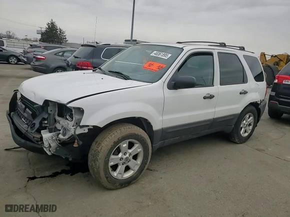 2006 Ford Escape XLT with VIN 1FMYU03166KD26308, listed as a Copart auction lot 48361895 with 0 mi miles and Salvage Title. Bid and sale history available at carsss.com. Image 12.