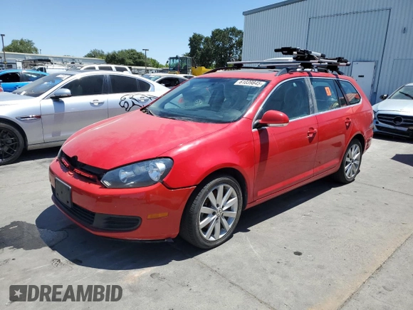 2013 Volkswagen Jetta TDI w/Sunroof & Nav with VIN 3VWPL7AJ7DM687211, listed as a Copart auction lot 61039845 with 140,468 mi miles and Clean title. Bid and sale history available at DreamBid. Image 1.