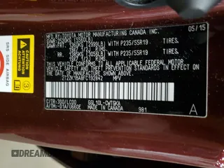 2015 Lexus RX 350 with VIN 2T2ZK1BA8FC192842, listed as a Copart auction lot 54876655 with 117,677 mi miles and Salvage Title. Bid and sale history available at carsss.com. Image 14.
