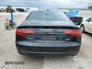 2017 Audi A8 with VIN WAU44AFD1HN017391, listed as a Copart auction lot 54144125 with 48,183 mi miles and Salvage title. Bid and sale history available at DreamBid. Image 6.