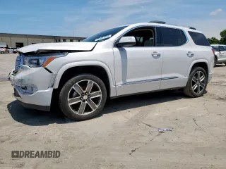 2017 GMC Acadia Denali with VIN 1GKKNPLS8HZ327113, listed as a Copart auction lot 58431595 with 102,061 mi miles and Salvage title. Bid and sale history available at DreamBid. Image 1.