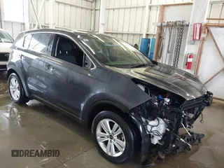 2019 Kia Sportage LX with VIN KNDPM3AC6K7591295, listed as a IAAI auction lot 41870202 with 54,246 mi miles. Bid and sale history available at carsss.com. Image 1.