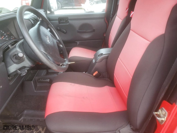 2005 Jeep Wrangler X with VIN 1J4FA39S85P370411, listed as a Copart auction lot 48185265 with 176,807 mi miles and Salvage Title. Bid and sale history available at carsss.com. Image 7.