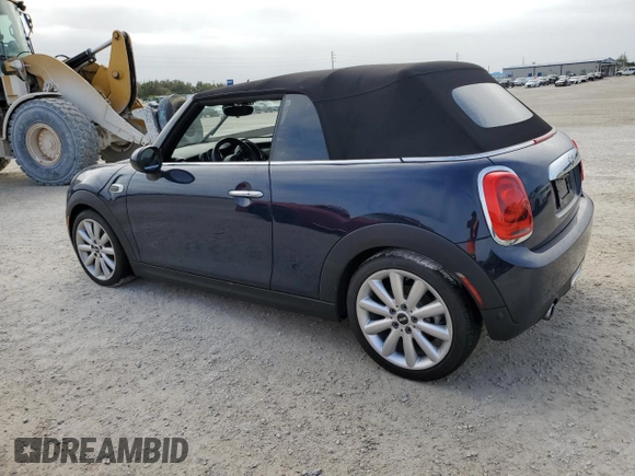 2017 MINI Convertible Cooper with VIN WMWWG5C33H3D00263, listed as a Copart auction lot 75089404 with Not provided miles and Salvage title. Bid and sale history available at DreamBid. Image 2.