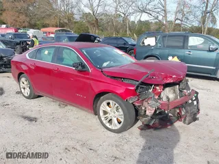 2014 Chevrolet Impala LT with VIN 1G1125S37EU129719, listed as a IAAI auction lot 41103446 with 108,557 mi miles. Bid and sale history available at carsss.com. Image 1.