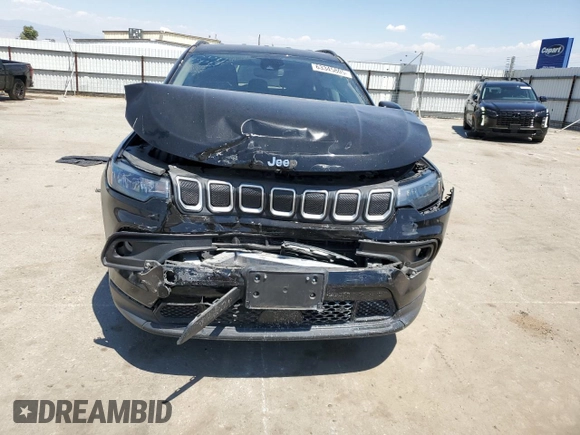 2022 Jeep Compass Latitude с VIN 3C4NJCBB3NT137141, выставлен на аукционе Copart как лот 63345805 с пробегом 54 983 миль миль и Списание • Salvage title. История ставок и продаж доступна на DreamBid. Изображение 5.