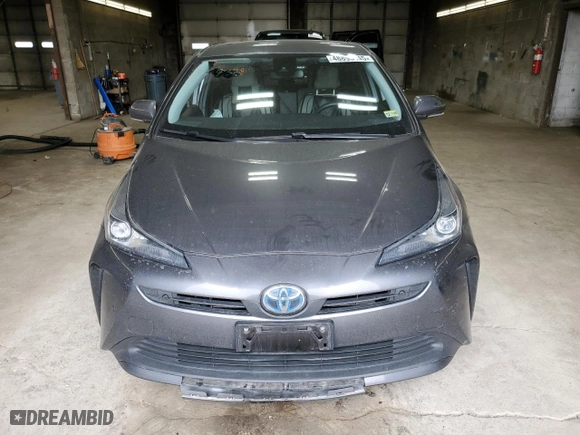 2019 Toyota Prius L Eco with VIN JTDKARFU9K3094322, listed as a Copart auction lot 48895445 with 49,430 mi miles and Salvage Title. Bid and sale history available at carsss.com. Image 5.