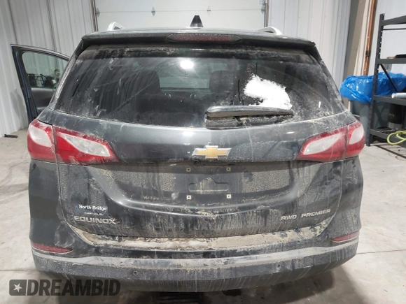2019 Chevrolet Equinox Premier with VIN 2GNAXXEV2K6127055, listed as a IAAI auction lot 41598381 with 132,126 mi miles and . Bid and sale history available at DreamBid. Image 16.