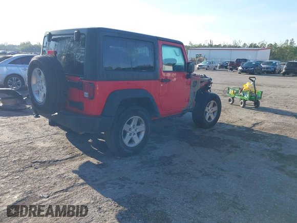 2016 Jeep Wrangler Sport with VIN 1C4AJWAG4GL260300, listed as a IAAI auction lot 41863952 with 40,337 mi miles and . Bid and sale history available at carsss.com. Image 4.