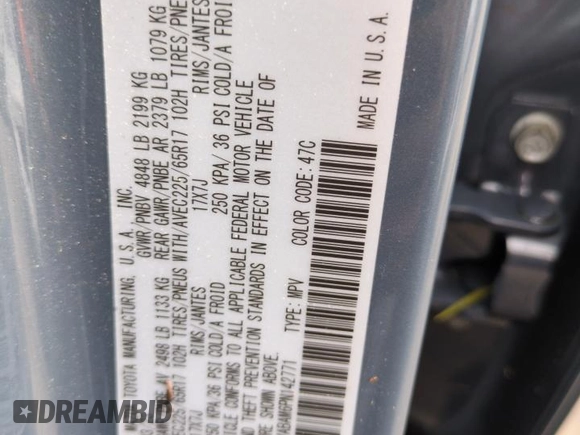 2023 Mazda CX-50 S Select with VIN 7MMVABAM6PN142771, listed as a Copart auction lot 75098794 with Not Provided miles and Salvage Title. Bid and sale history available at DreamBid. Image 14.