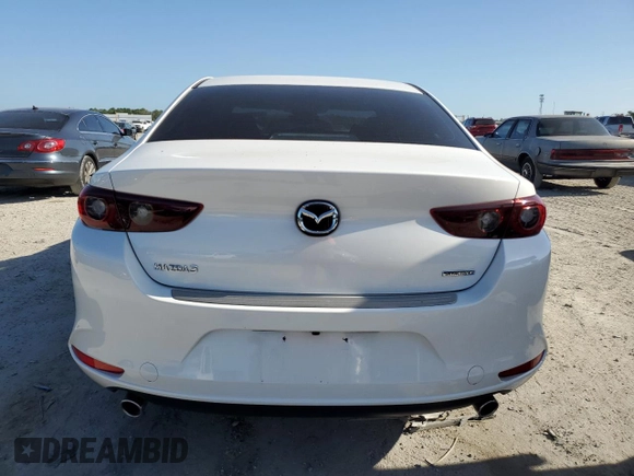 2025 Mazda 3 S Preferred with VIN JM1BPACM9S1764810, listed as a Copart auction lot 55268805 with Not provided miles and Salvage title. Bid and sale history available at DreamBid. Image 6.