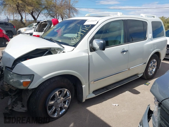2006 Infiniti QX56 with VIN 5N3AA08C96N809110, listed as a IAAI auction lot 41559615 with 295,270 mi miles. Bid and sale history available at carsss.com. Image 16.